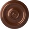 Ekena Millwork Traditional Ceiling Medallion (Fits Canopies up to 2 3/4"), Hand-Painted Copper Penny, 12"OD x 1"P CM12TRCPS - alternate 1